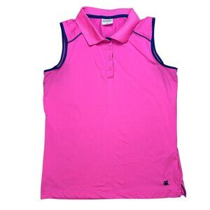 Birdies and Bows Sleeveless Golf Shirt Medium Tennis Club